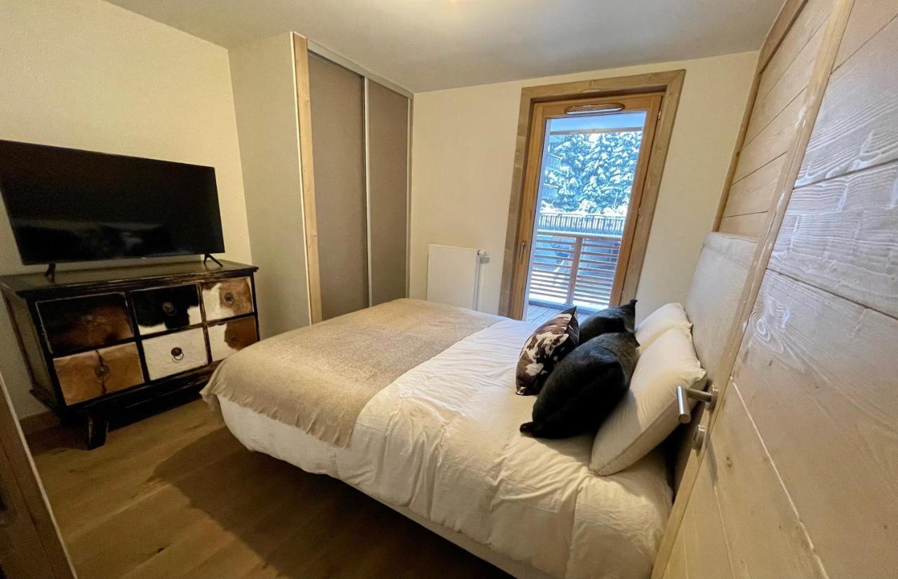 Appartement De Standing Plein Centre Station, 50M Des Pistes Les Gets Ngoại thất bức ảnh