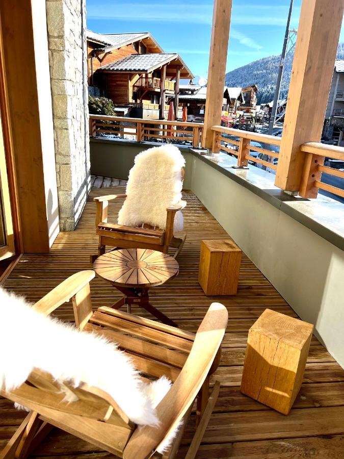 Appartement De Standing Plein Centre Station, 50M Des Pistes Les Gets Ngoại thất bức ảnh